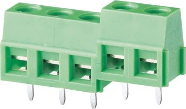 128V-5.0mm-04p Black Screw Clamp Wiring Types Pluggable Terminal Block