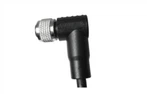 M12 Female Angled UnShielded A-Coding 17PIN PUR Cable 1.0M M12*1.0