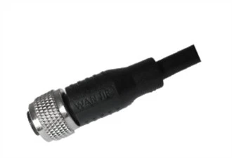 M12 Female Straight UnShield A-Coding 12PIN PVC Cable 3.0M M12X1.0