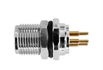 M8 Female Panel Front Fasten B-Coding 5PIN