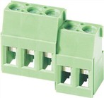 PCB Screw Style Right Angle Terminal Connector 5.08mm