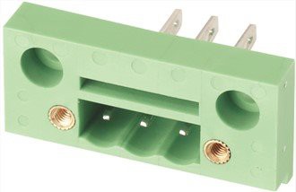 Through Wall Terminal Block 22 Poles Contact Pluggable Type Wall Mounting Plug and 5.08mm