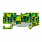 Ground SPRING CAGE Terminal Connector 2.5 Mm2 Two In Two Out